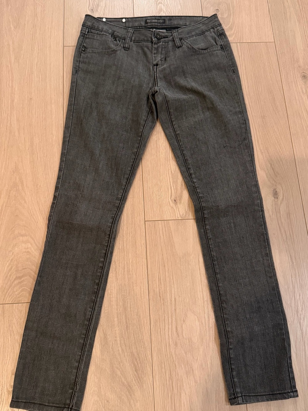 ZD premium Y2K Jeans in Charcoal Black with design back